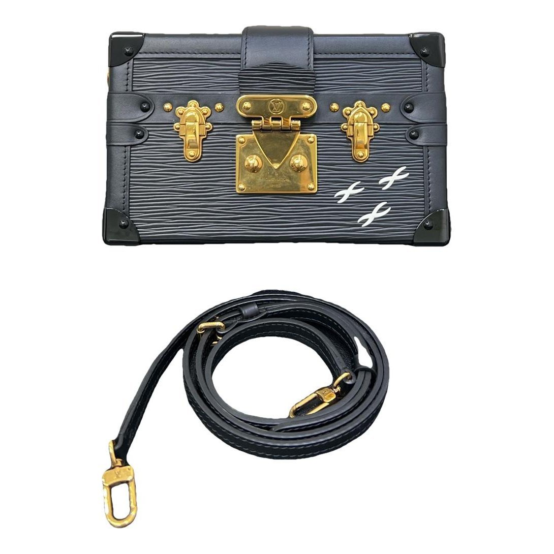 Petite Malle leather handbag