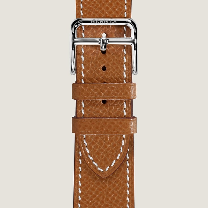 Gold Chestnut Cape Cod Large Model 37 MM Single Tour Watch Strap