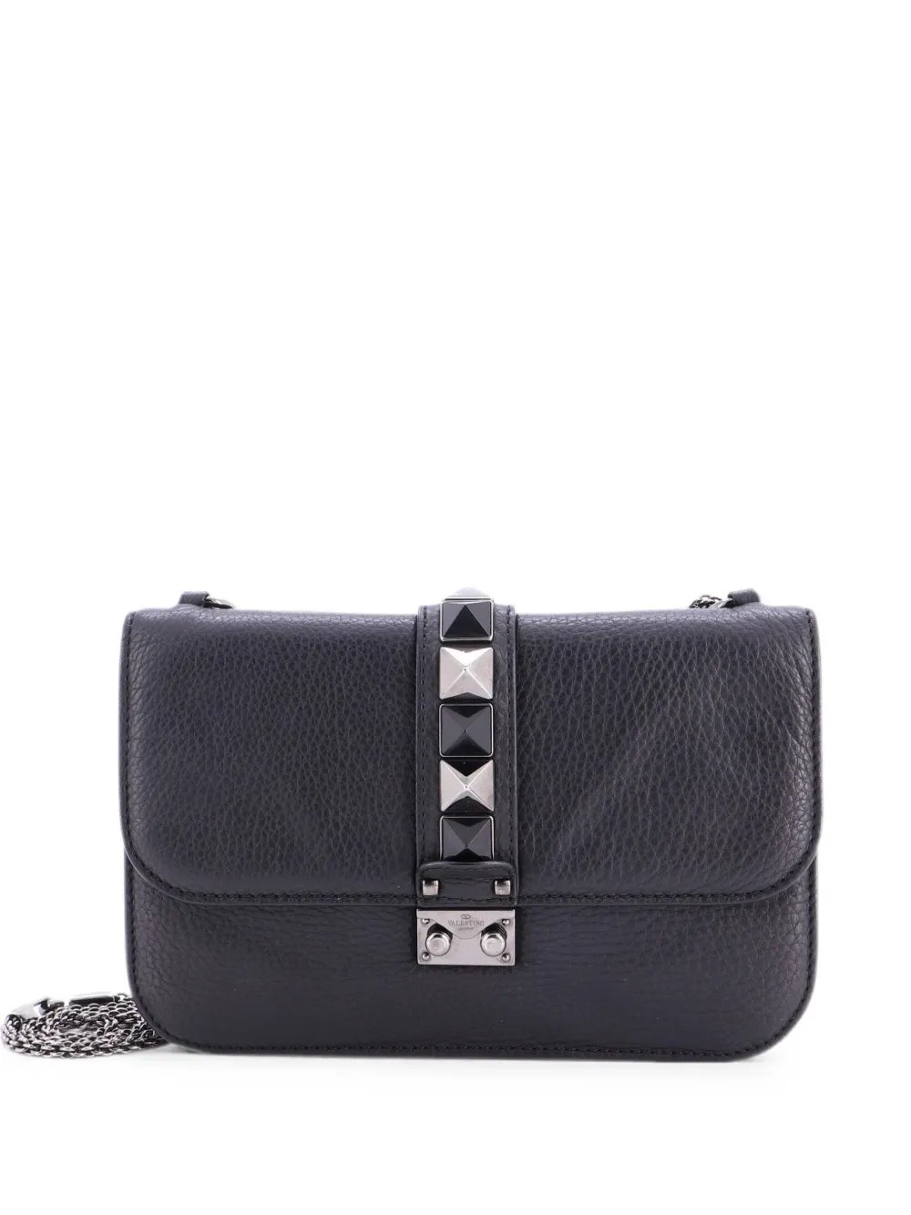 Valentino Garavani Glam Lock Leather Medium shoulder bag
