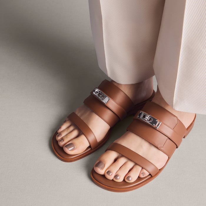 Gold Nina Sandal