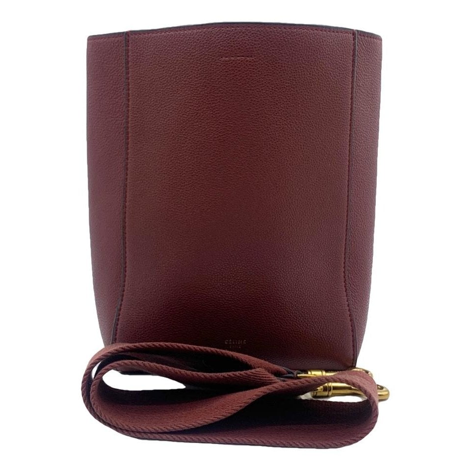 Seau Sangle leather handbag