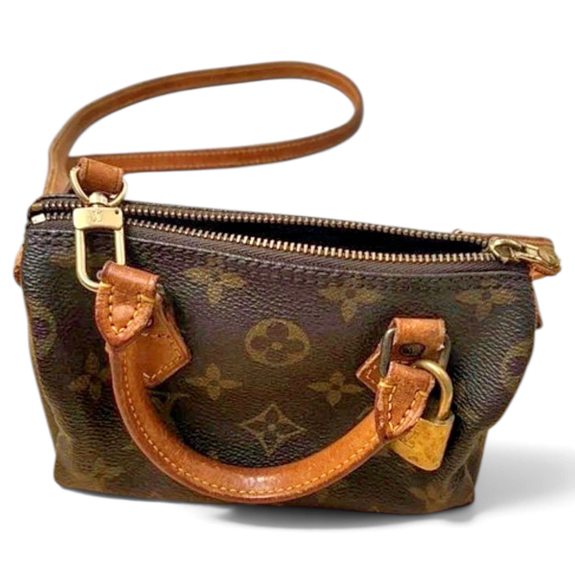 Louis Vuitton Nano Speedy / Mini HL cloth handbag