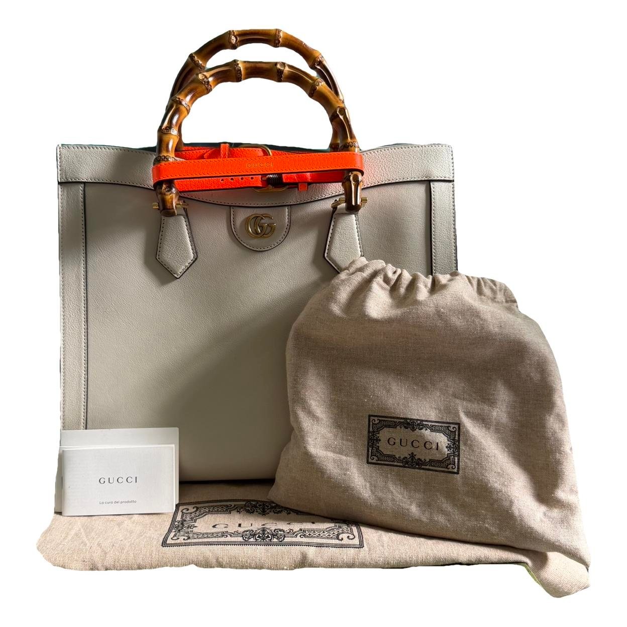 Diana Bamboo leather tote