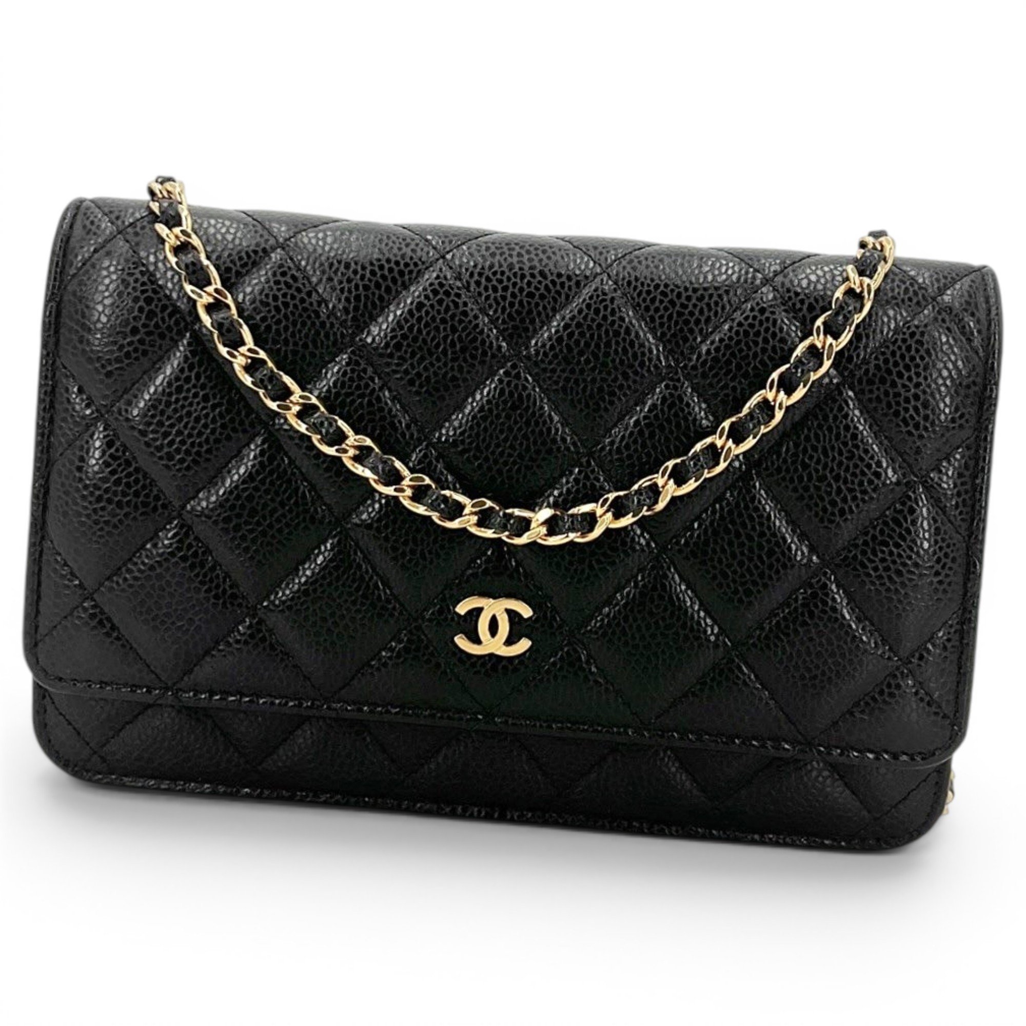 Wallet On Chain Timeless/Classique leather handbag
