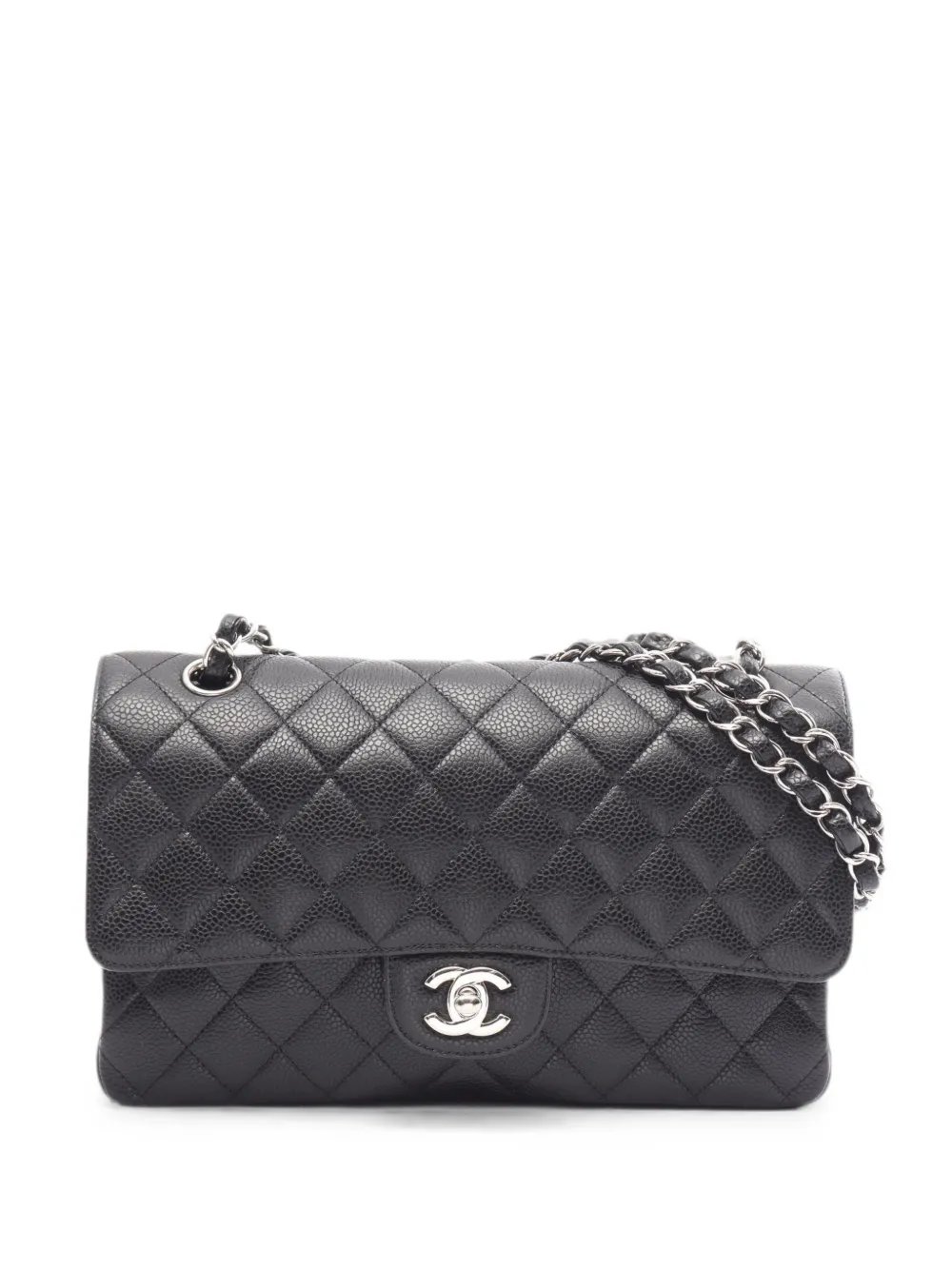 2010-2011 Double Flap leather shoulder bag