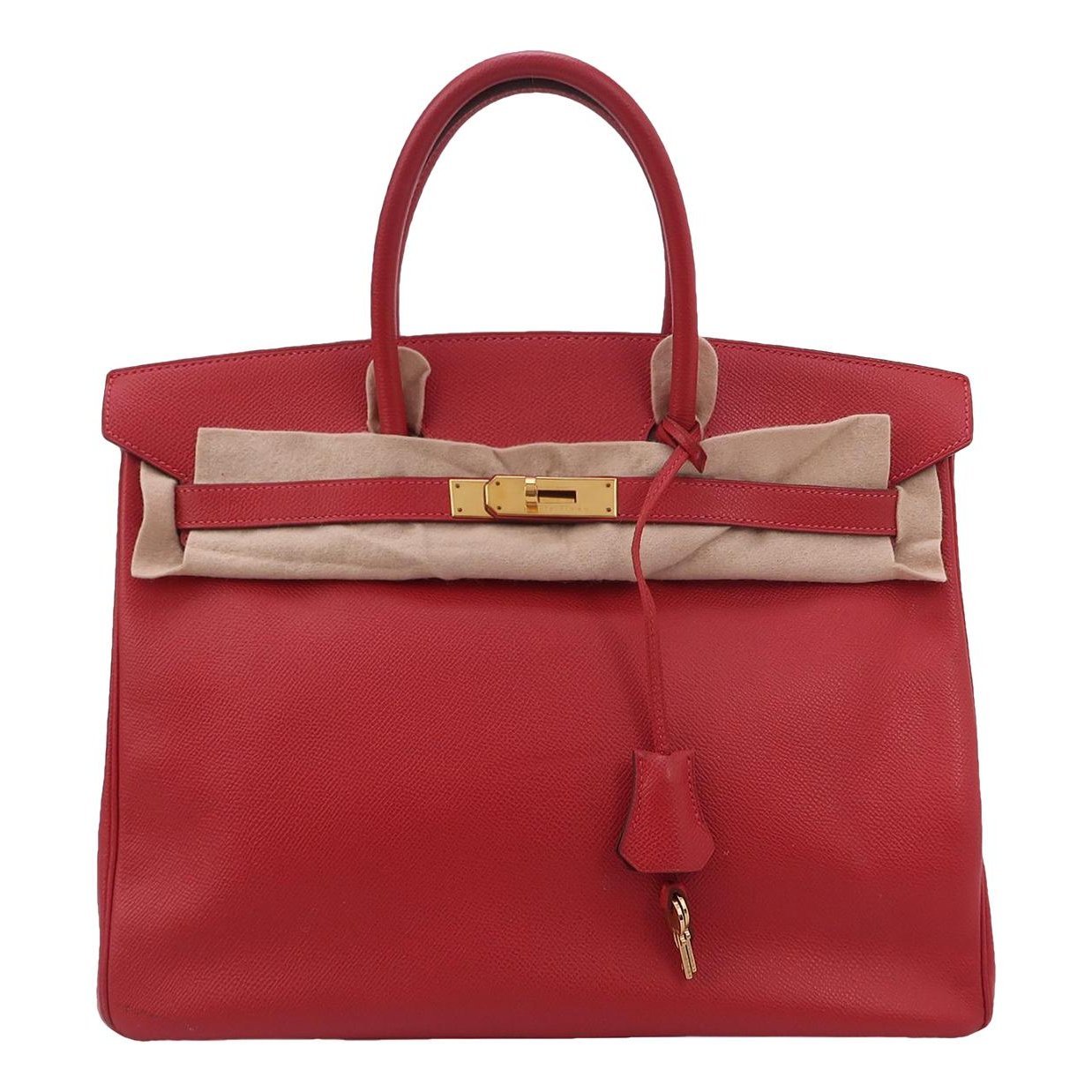 Birkin 35 leather handbag