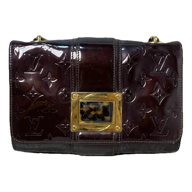Sunset Boulevard patent leather handbag