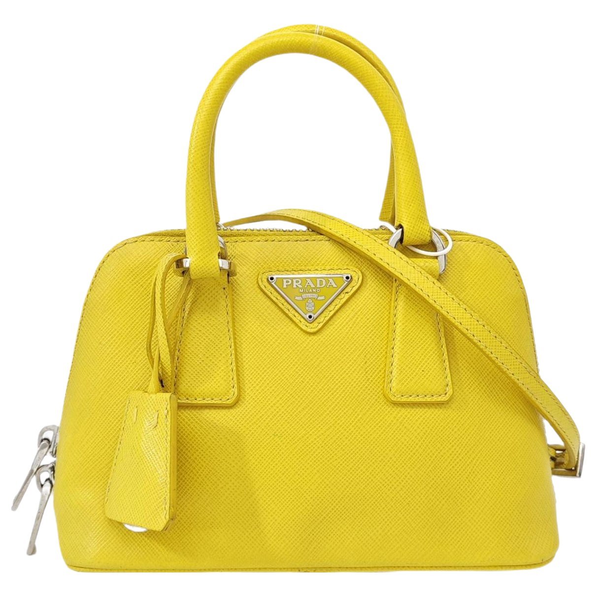 Promenade leather handbag