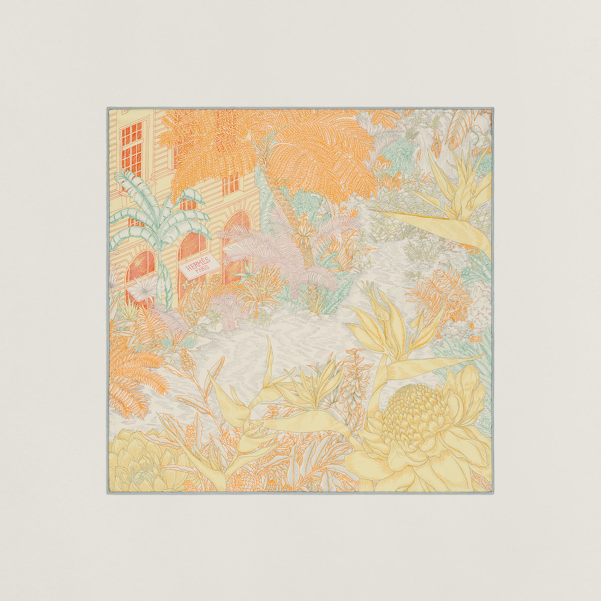 Faubourg Tropical Detail scarf 45
