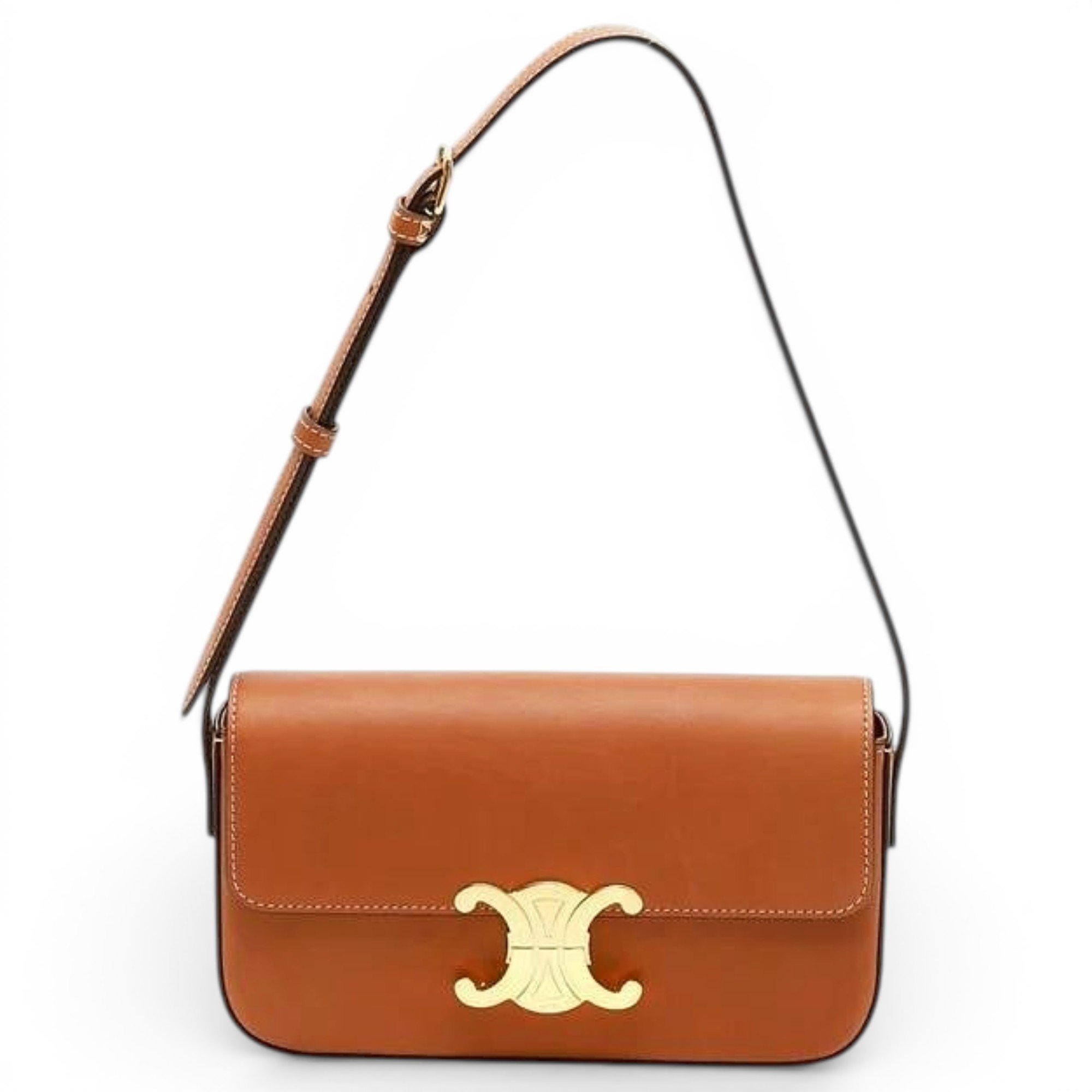 Triomphe leather handbag