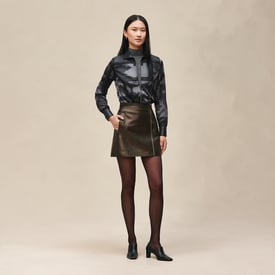 Zipped miniskirt