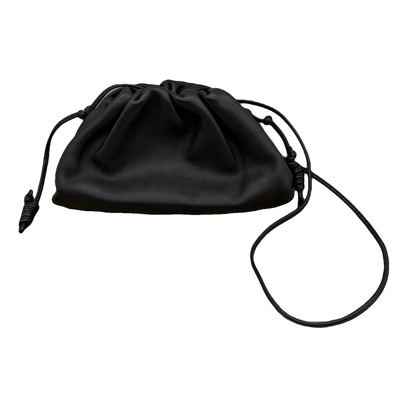 Pouch leather handbag