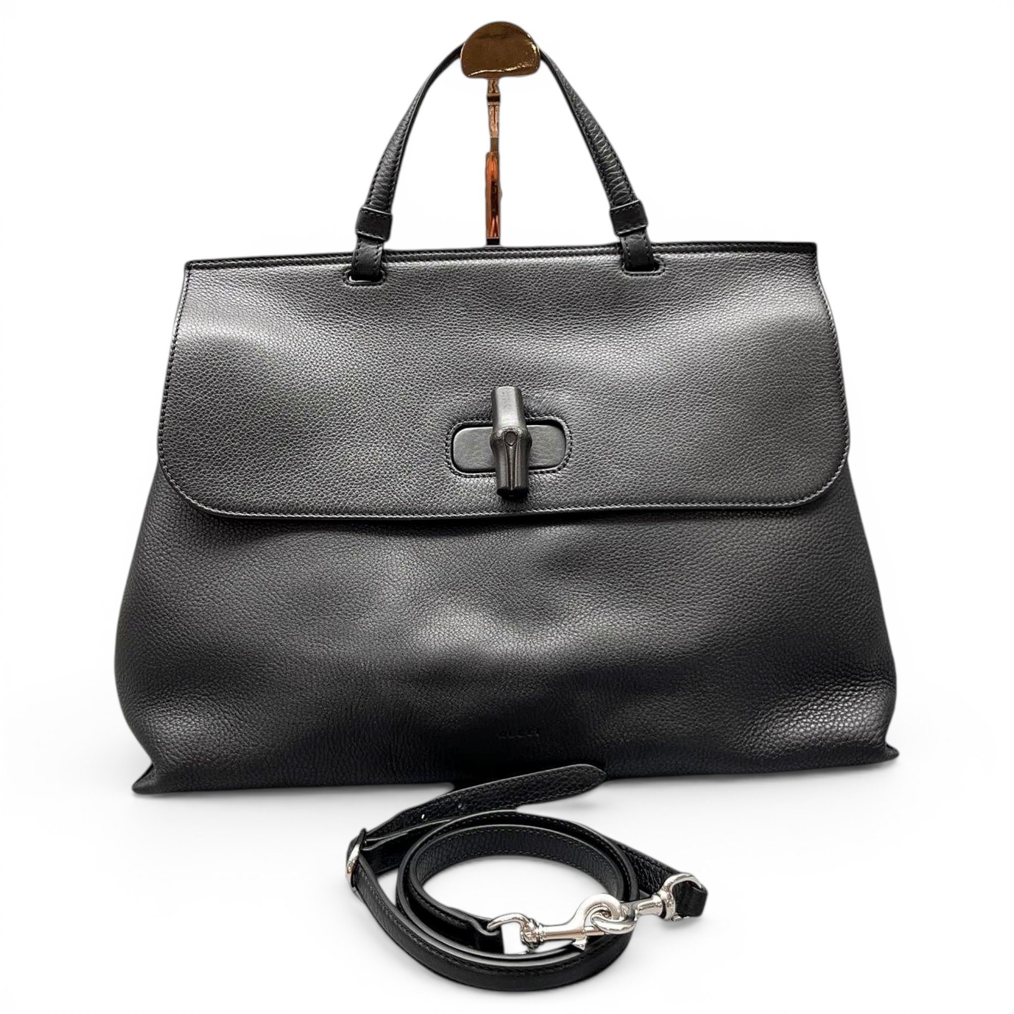 Bamboo Daily Top Handle leather handbag