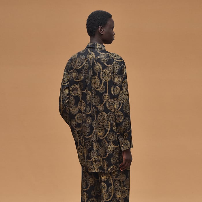 Noir "l'Enseigne Du Sellier" Wide Shirt