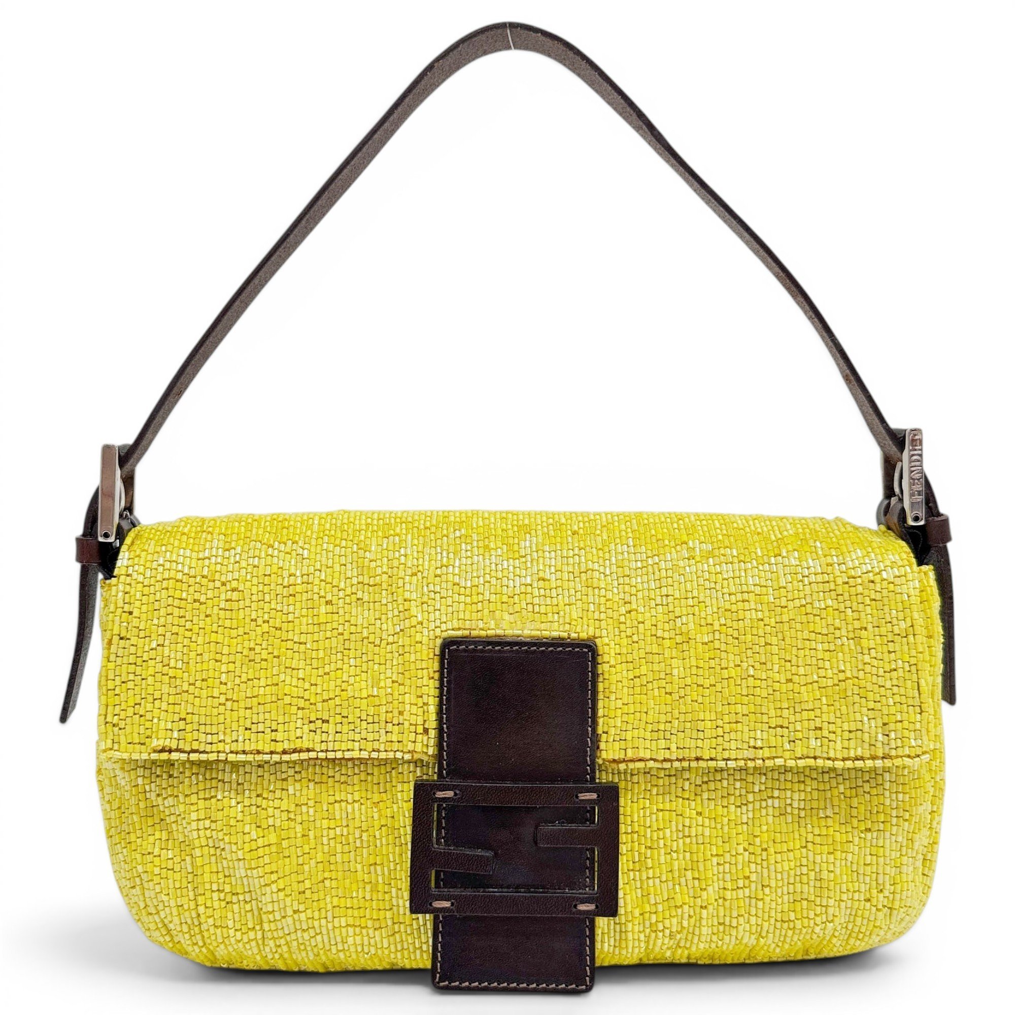 Baguette glitter handbag