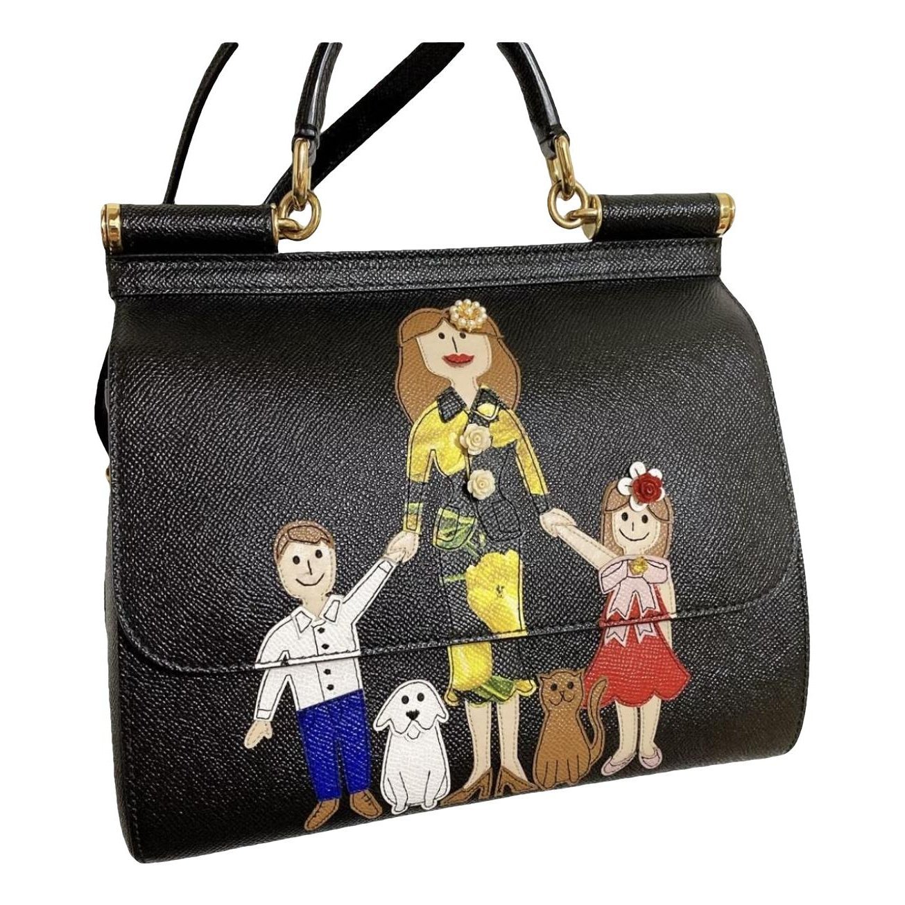 Dolce & Gabbana Sicily leather handbag