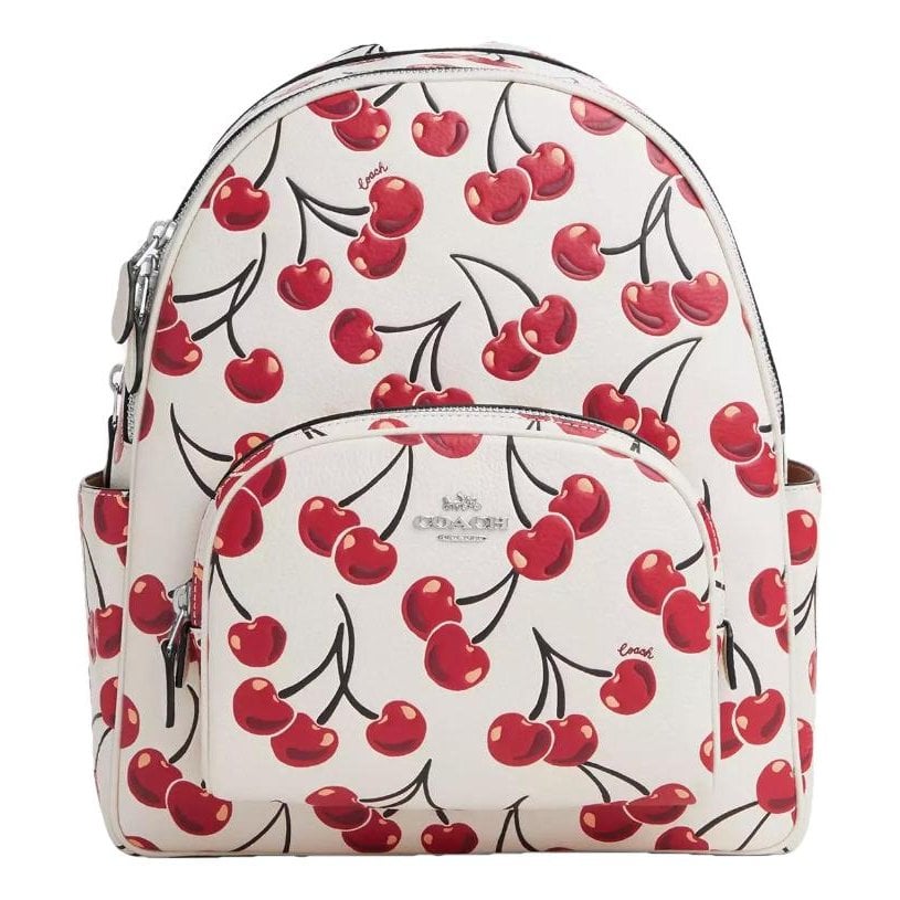 Campus leather backpack