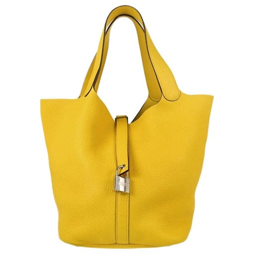 Picotin leather handbag