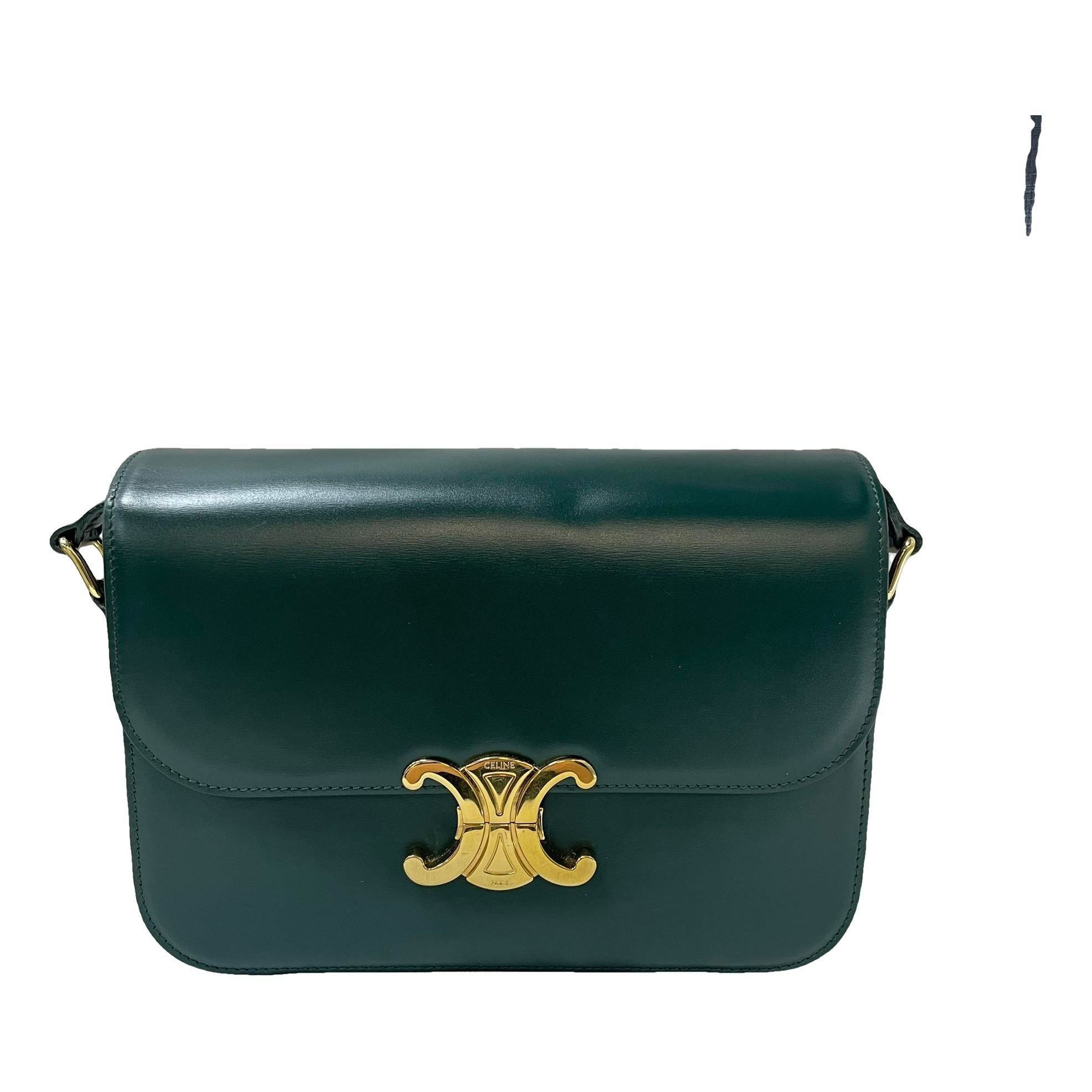 Triomphe leather handbag