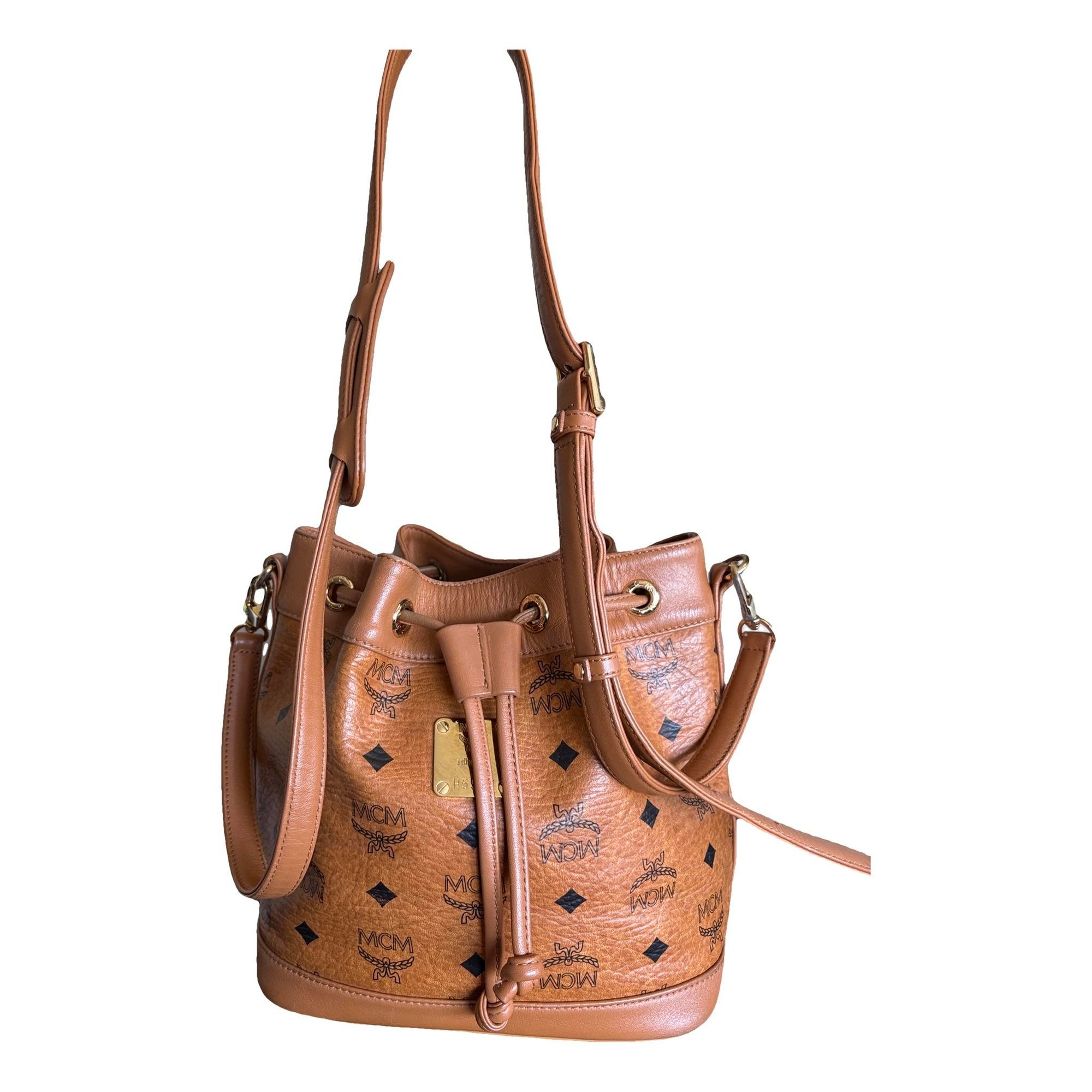 Heritage Drawstring leather bag