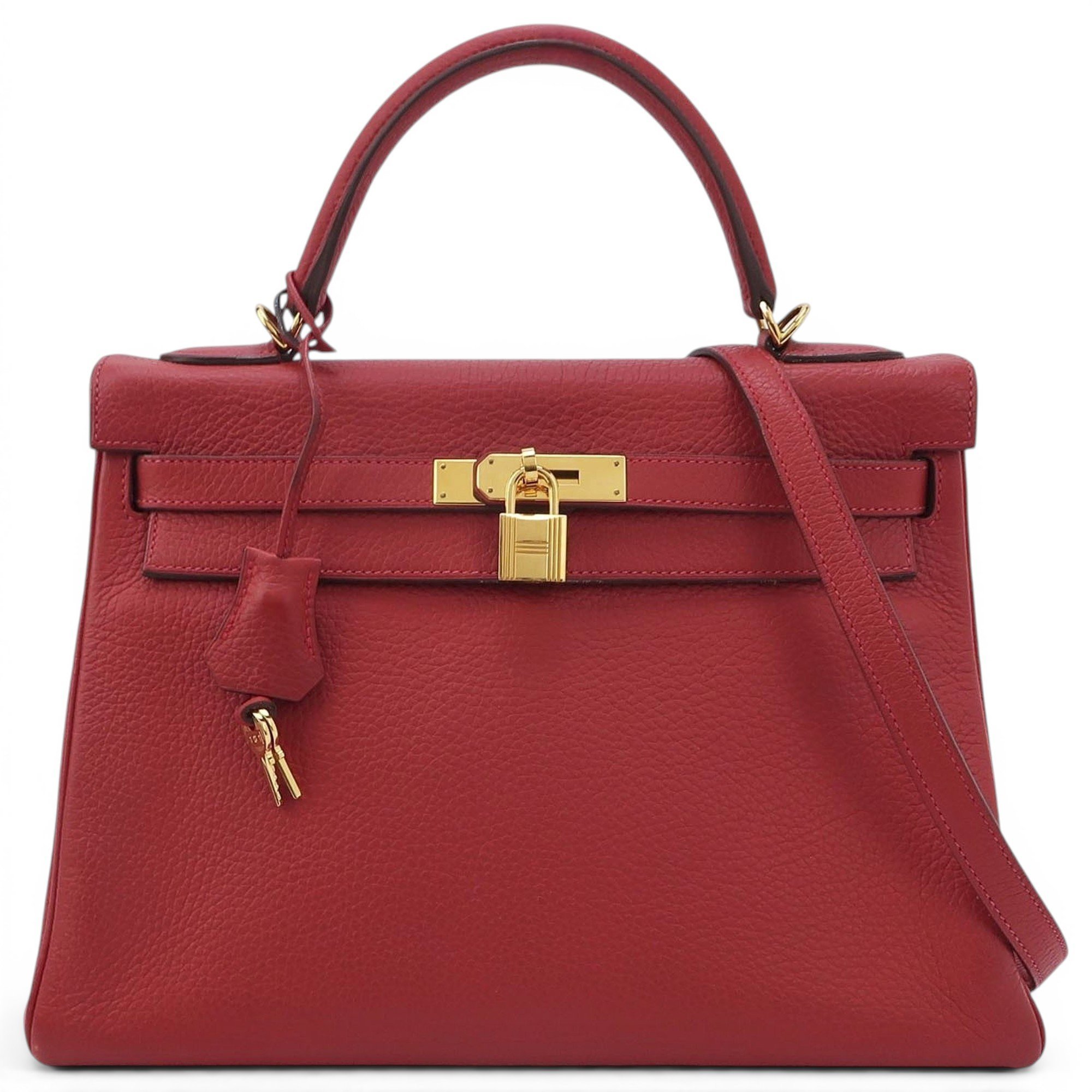 Kelly 32 leather handbag