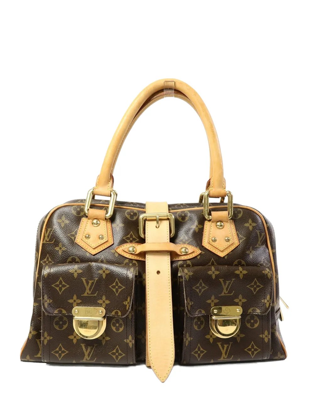 GM Manhattan Monogram canvas tote bag