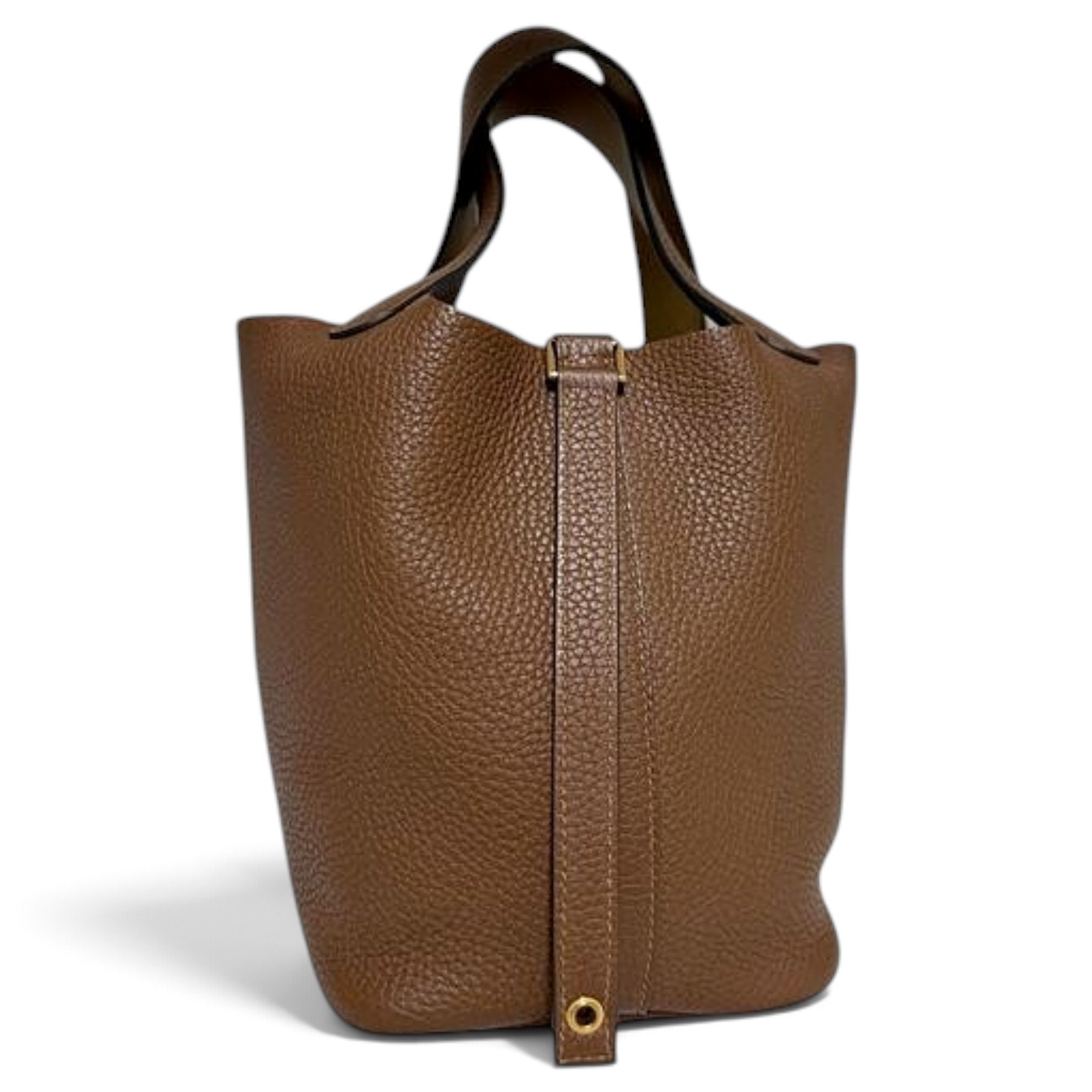 Picotin leather handbag