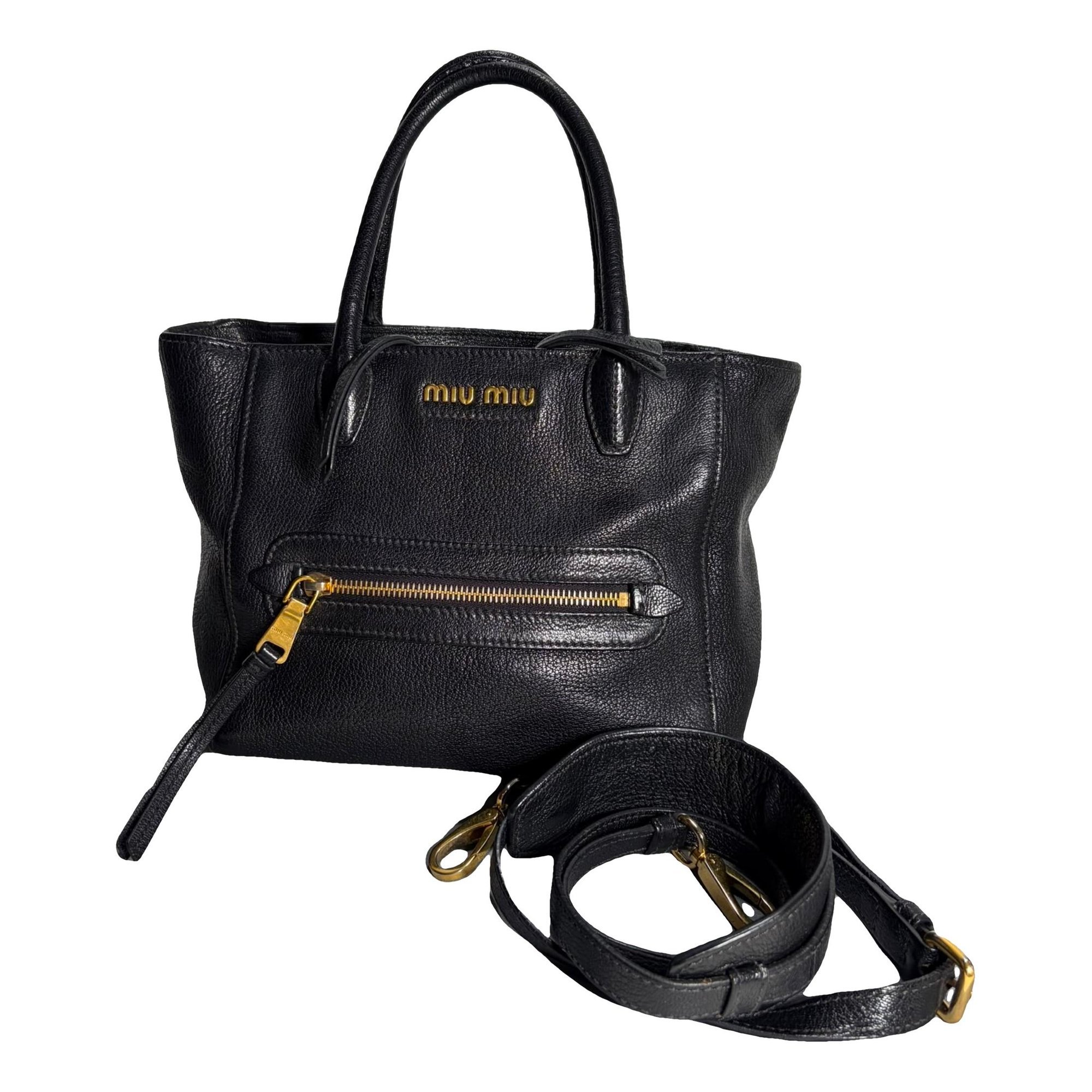 Leather handbag