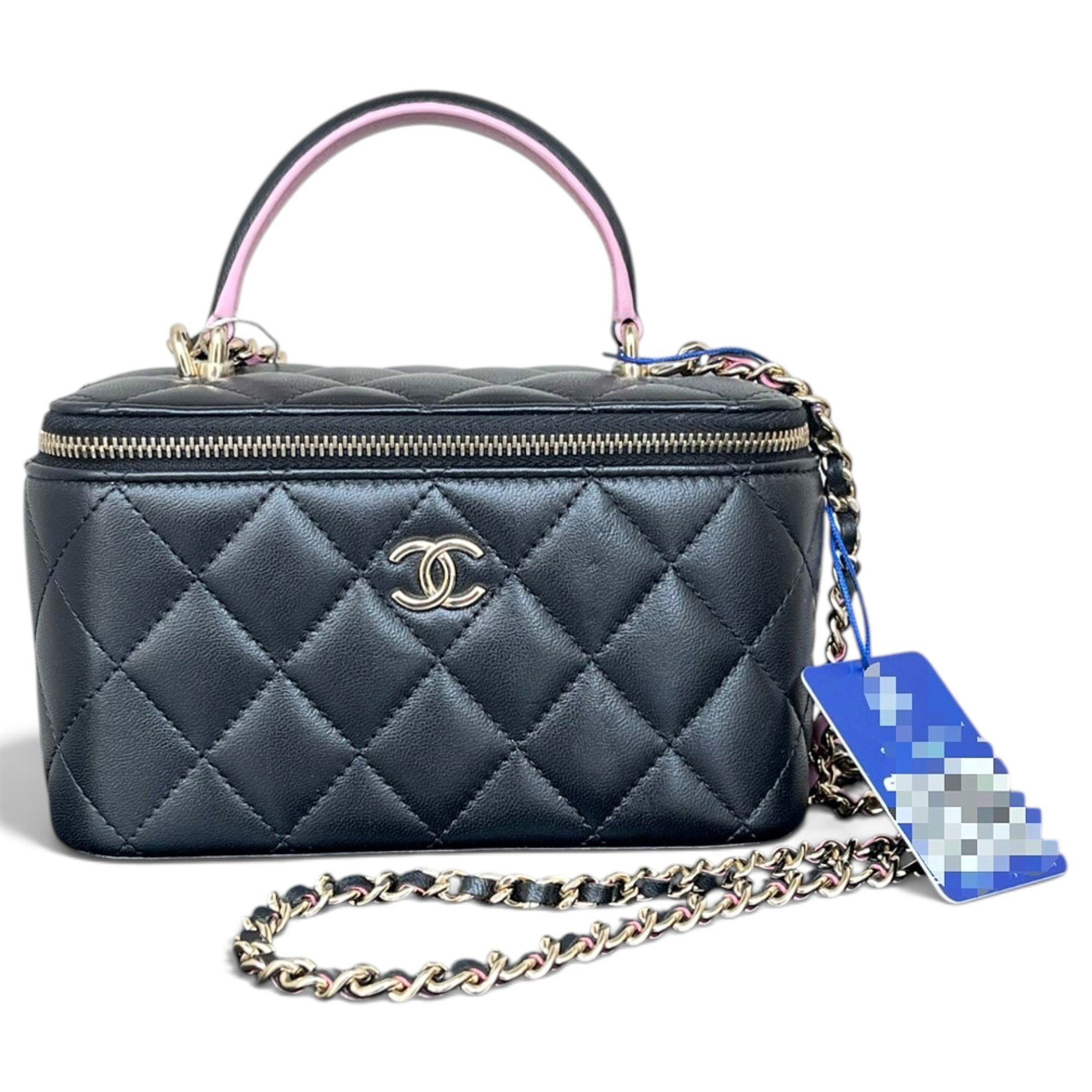 Trendy CC Vanity leather handbag