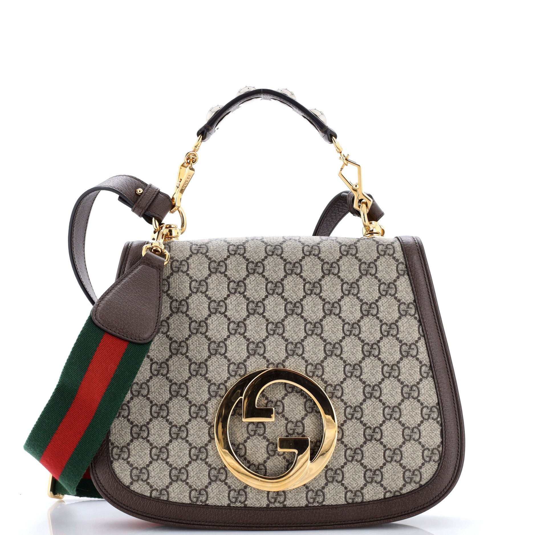 Blondie NM Top Handle Bag GG Coated Canvas Medium