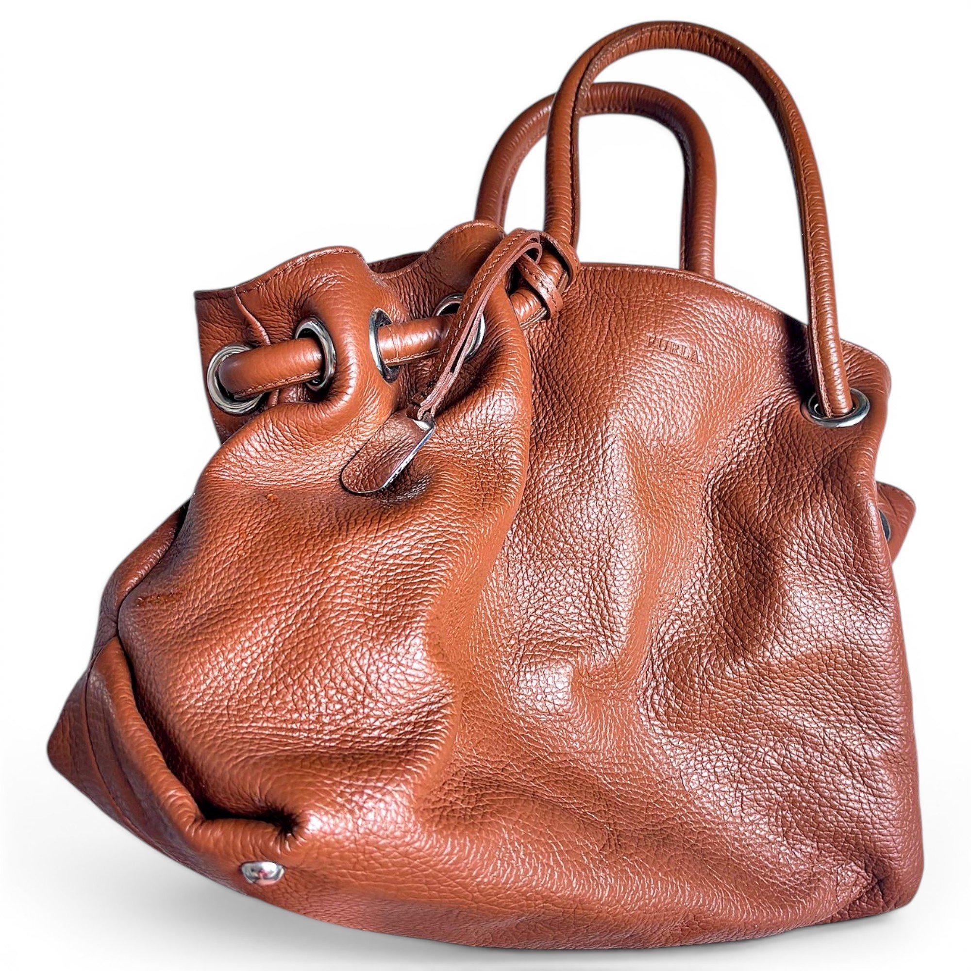 Leather handbag