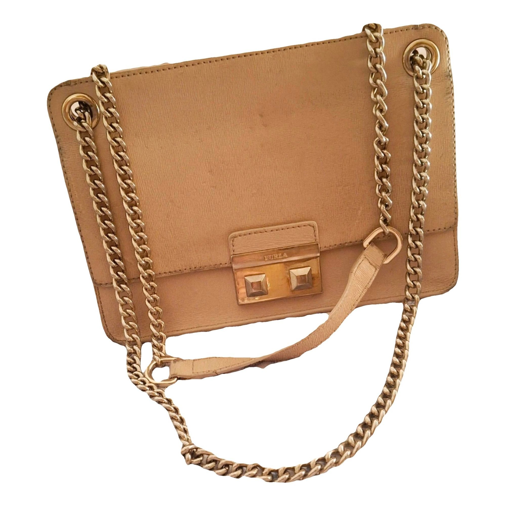 Metropolis leather clutch bag