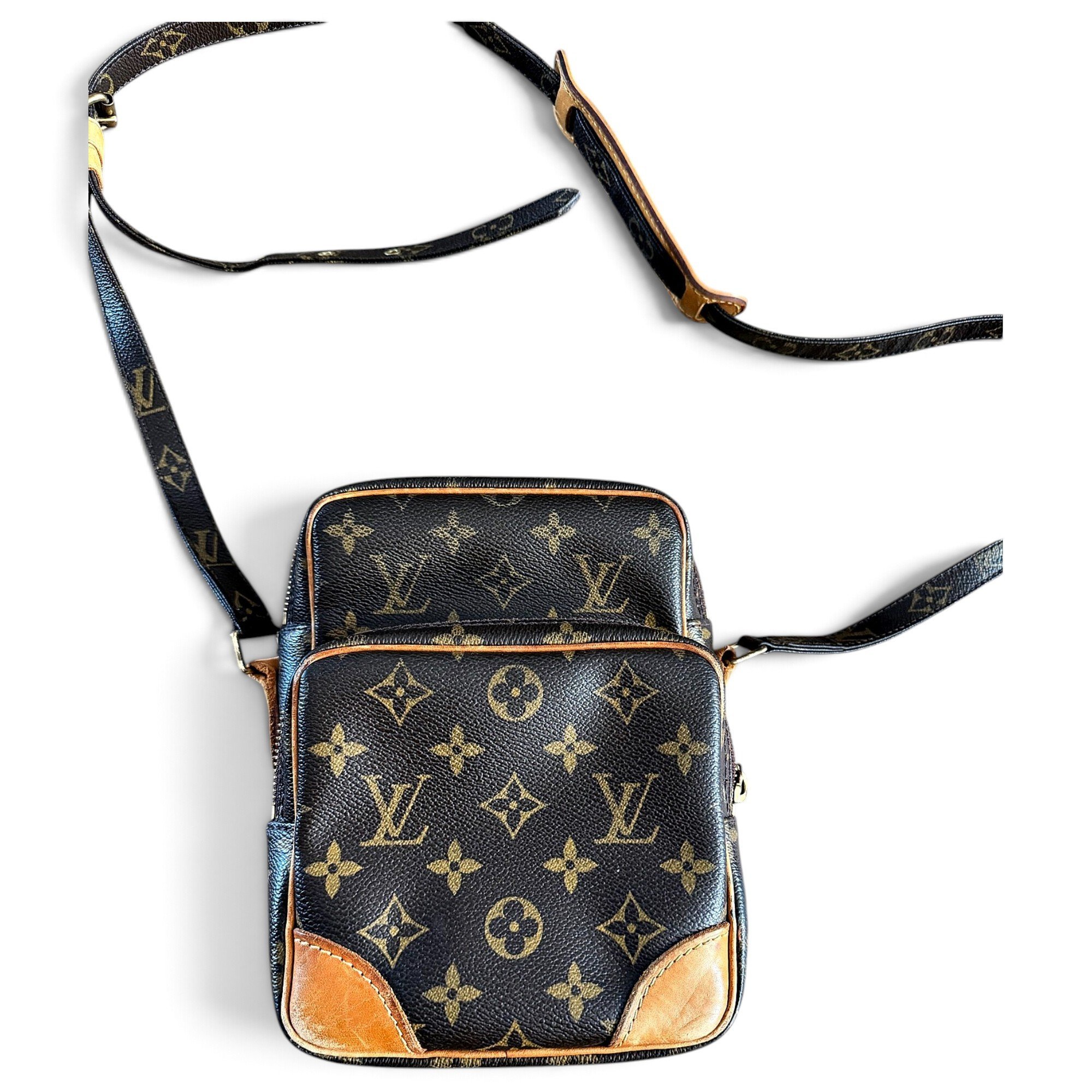Amazon leather crossbody bag