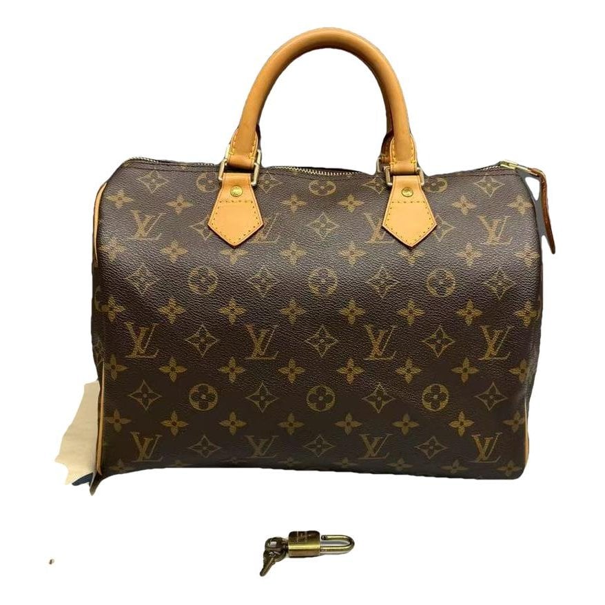 Speedy leather handbag