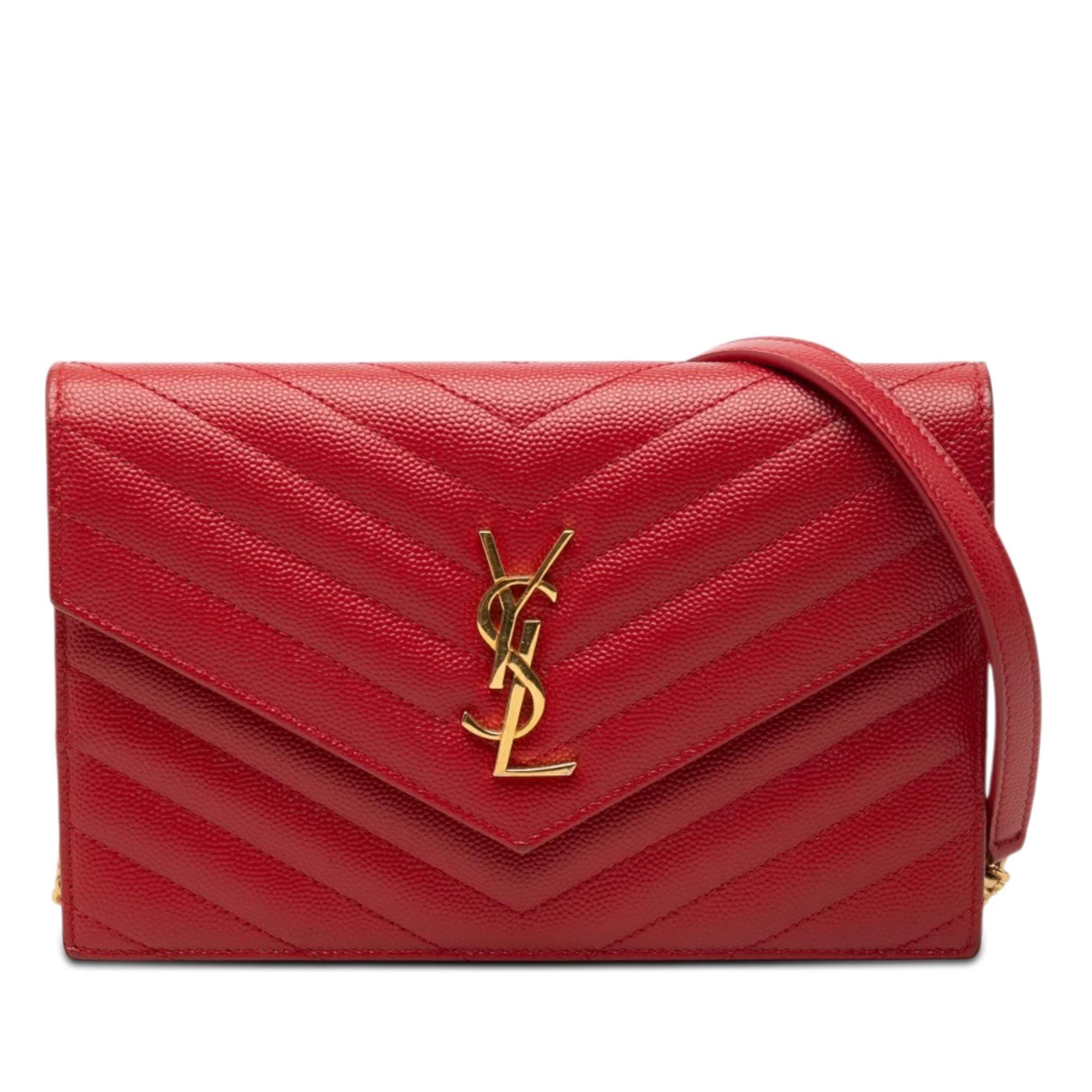 Envelope leather crossbody bag