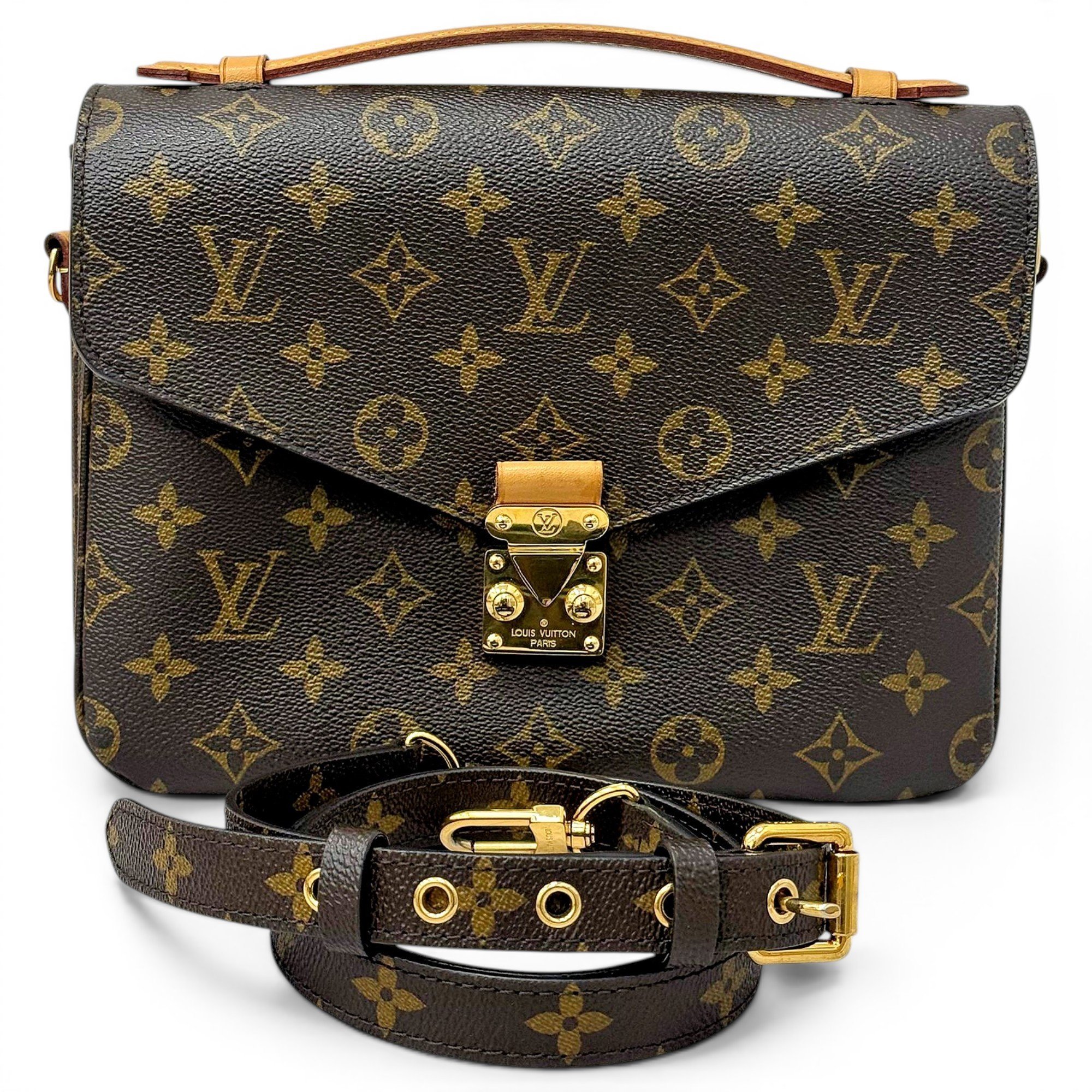 Metis leather handbag