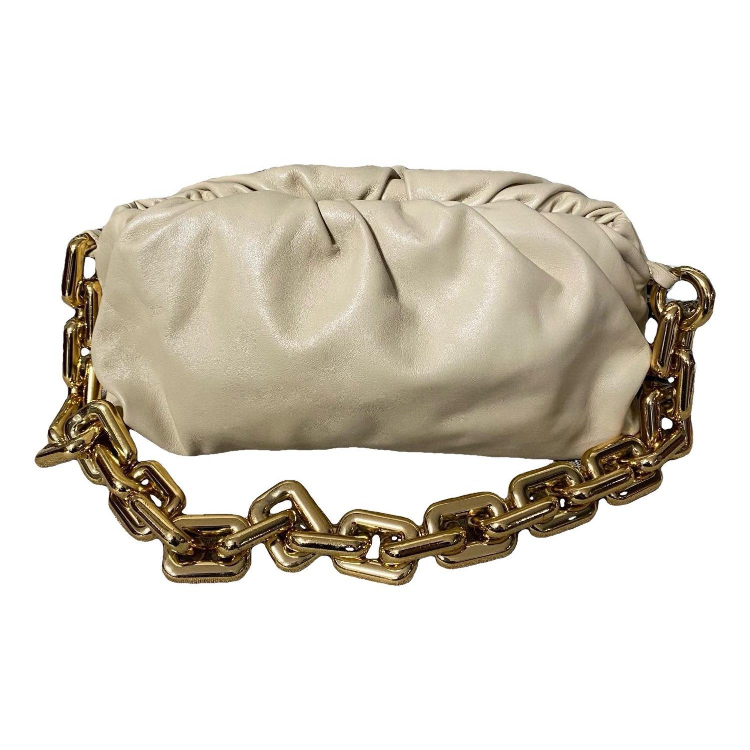 Chain Pouch leather handbag