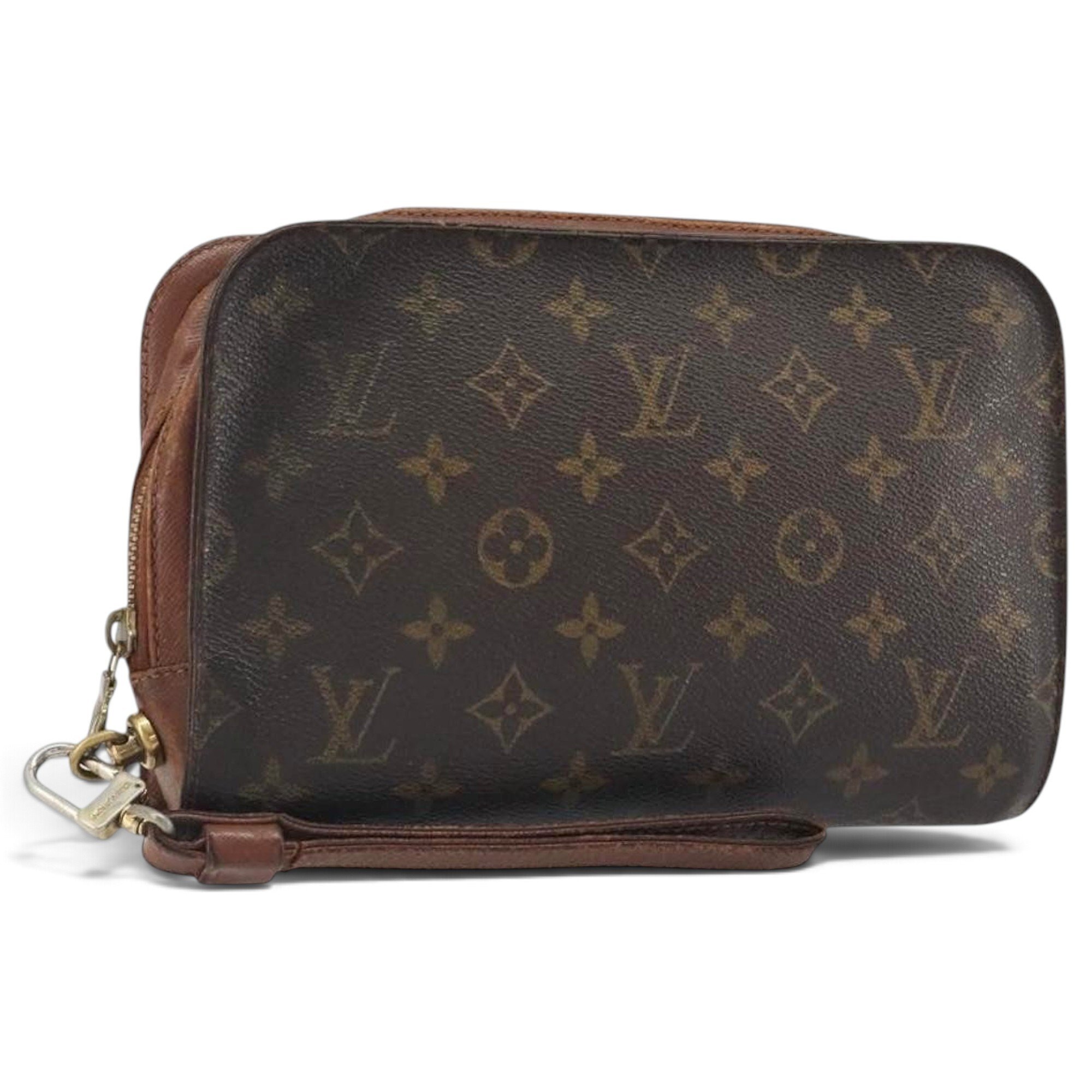 Orsay leather clutch bag