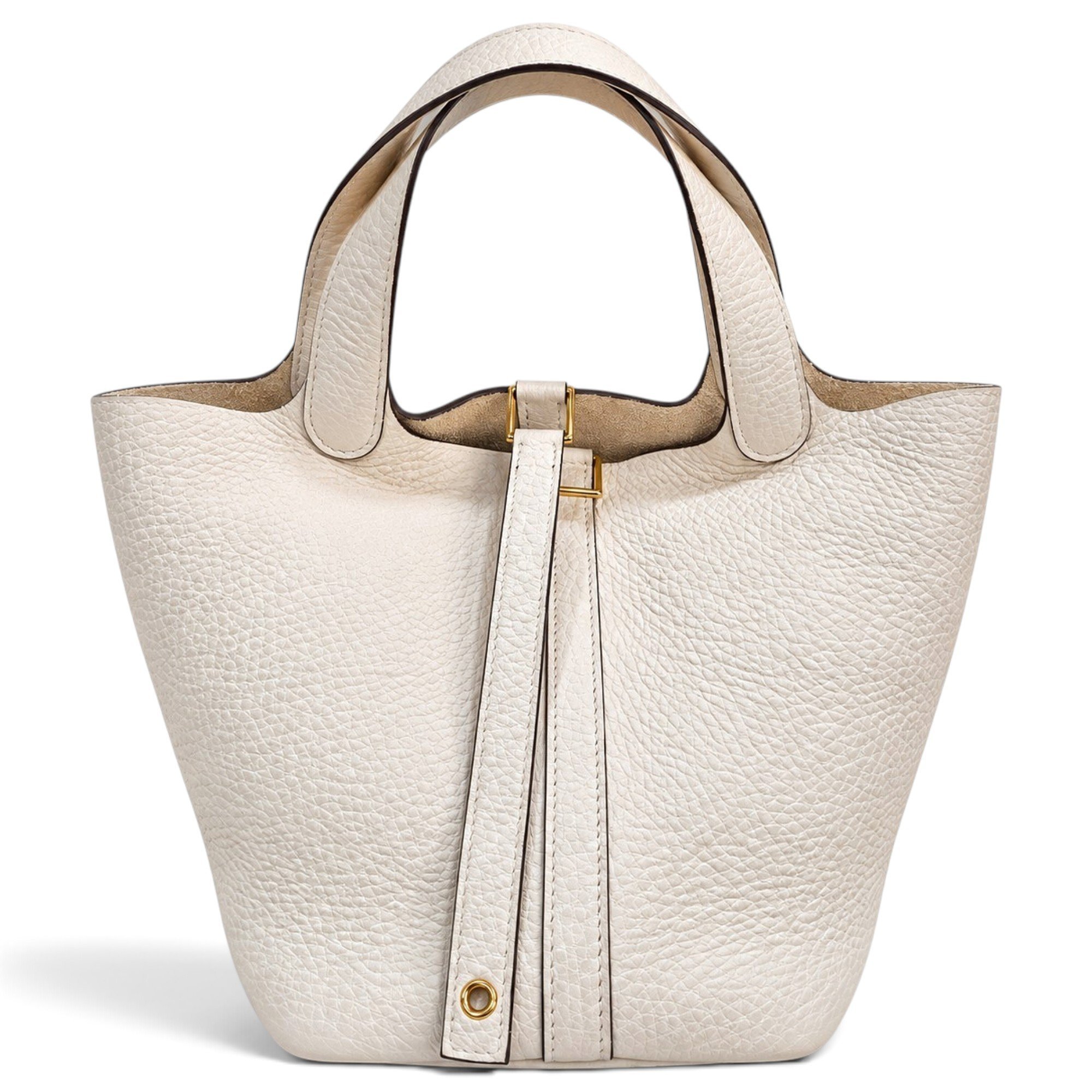 Picotin leather handbag
