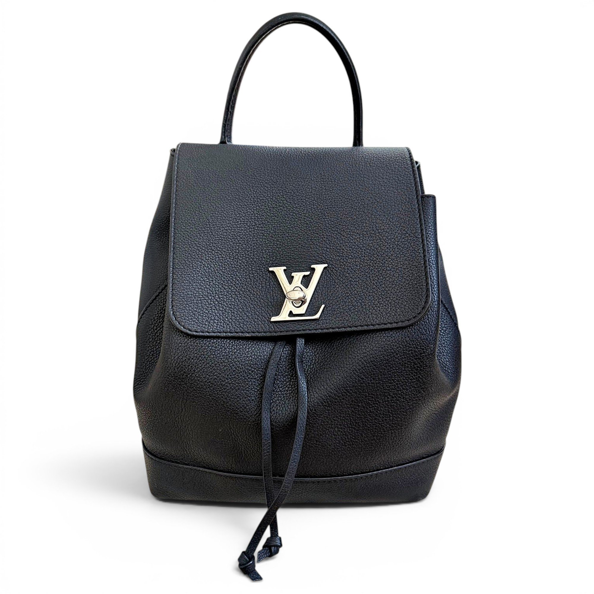 Lockme leather backpack