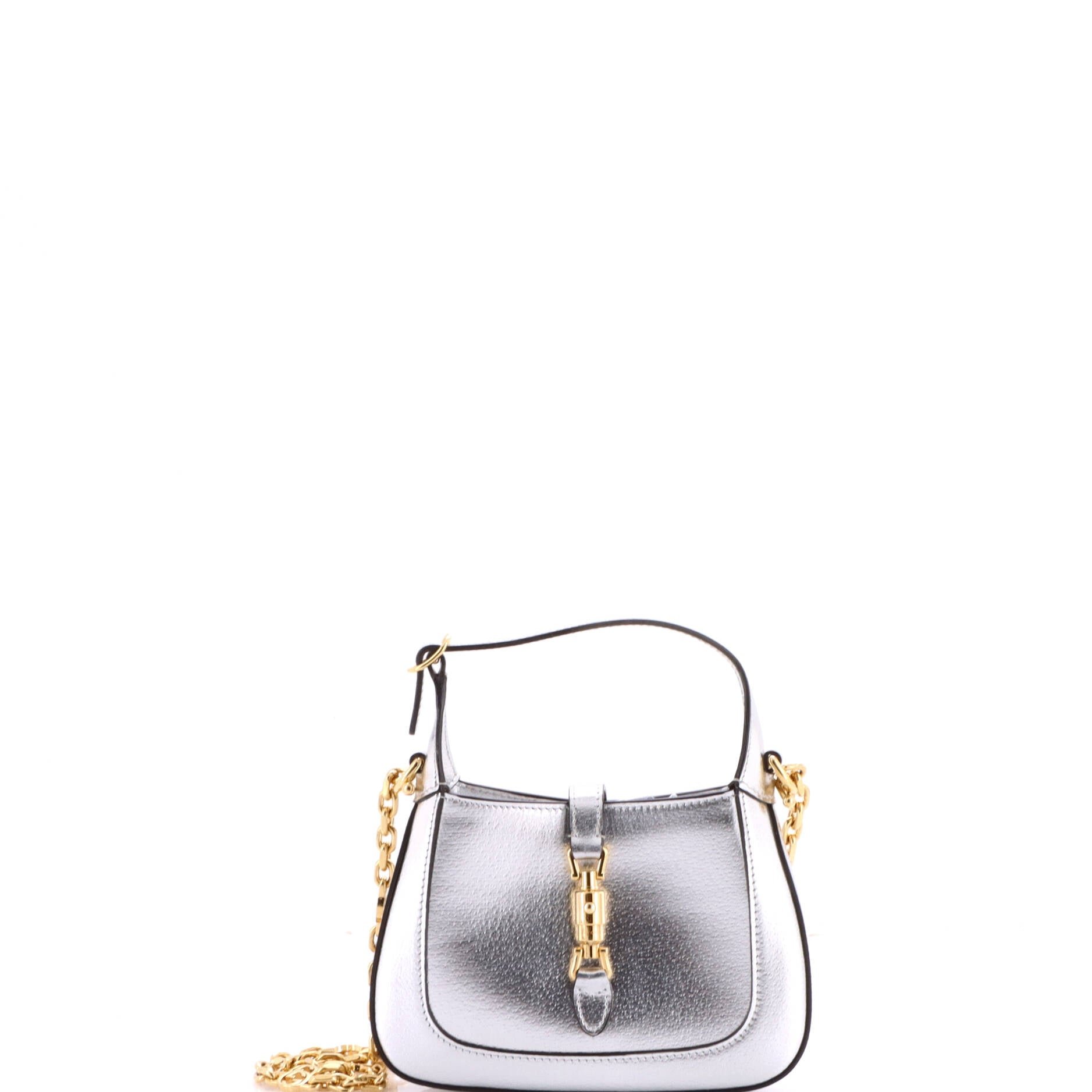 Jackie 1961 Chain Hobo Leather Mini
