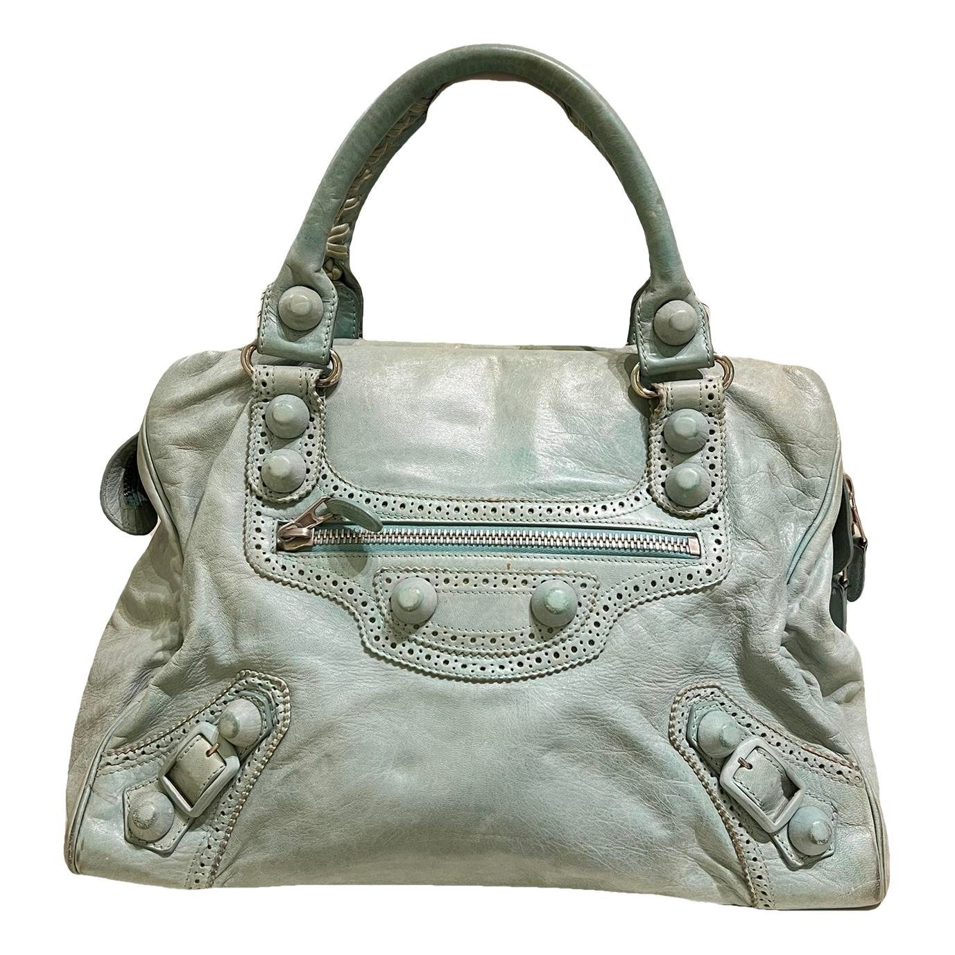 Leather handbag