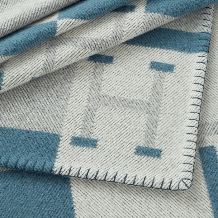 Bleu Baltique Avalon Bayadere Blanket