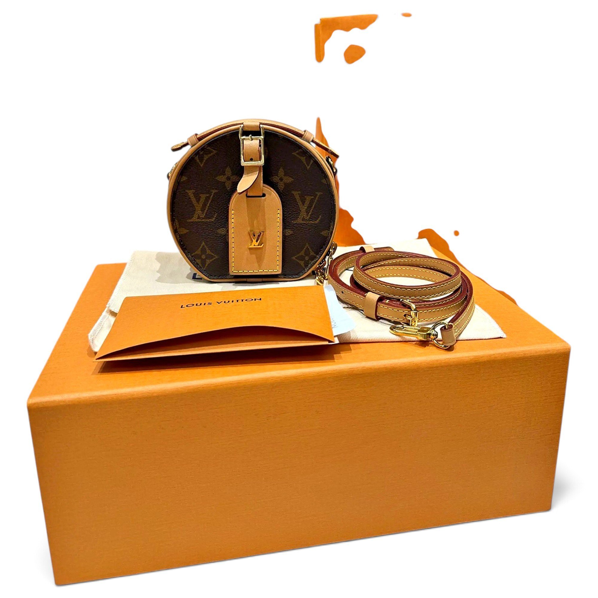 Boîte chapeau souple vinyl handbag