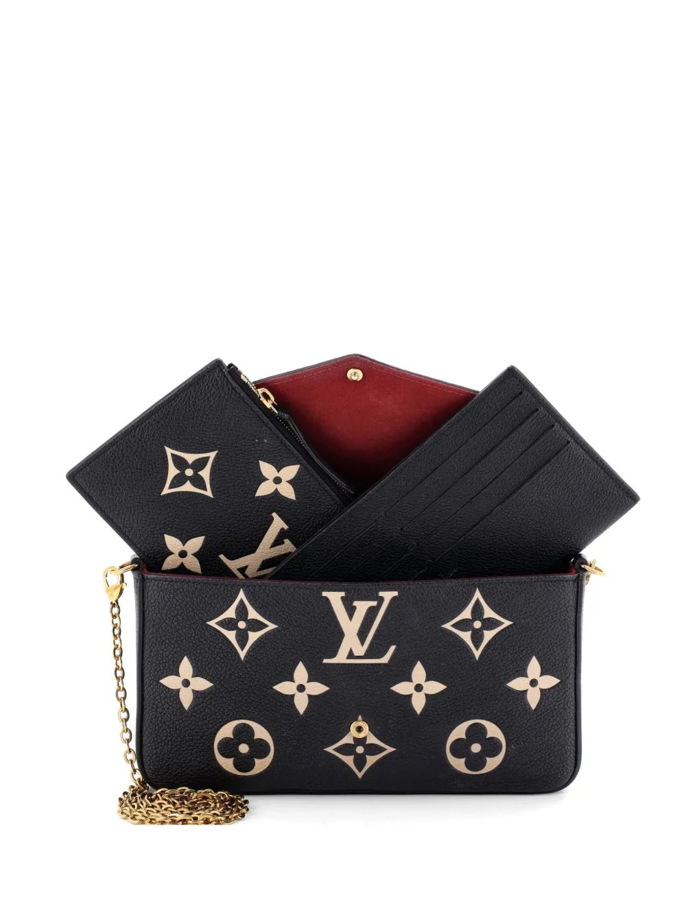 Felicie Pochette Bicolor Monogram Empreinte Giant crossbody bag