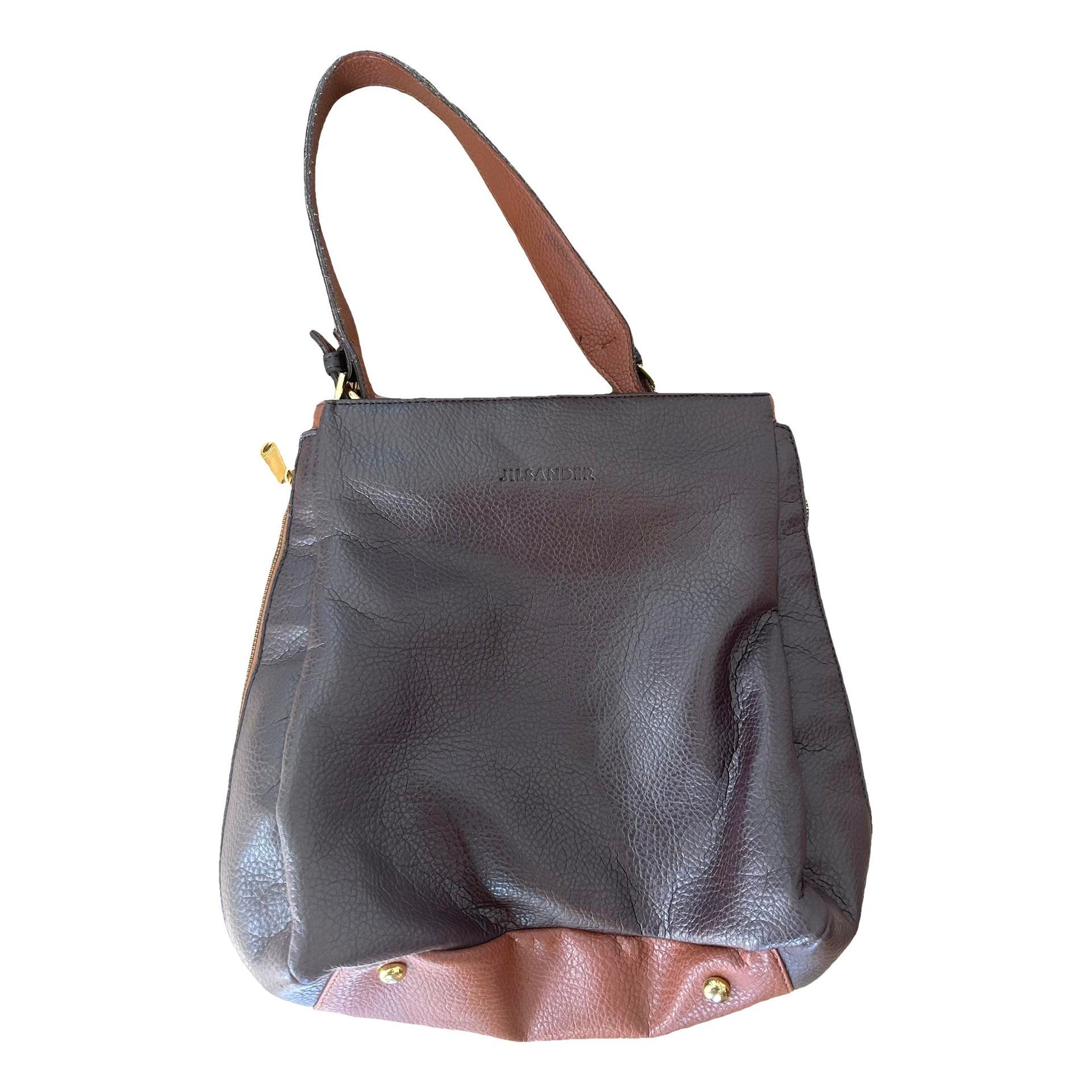 Jil Sander Hill leather tote