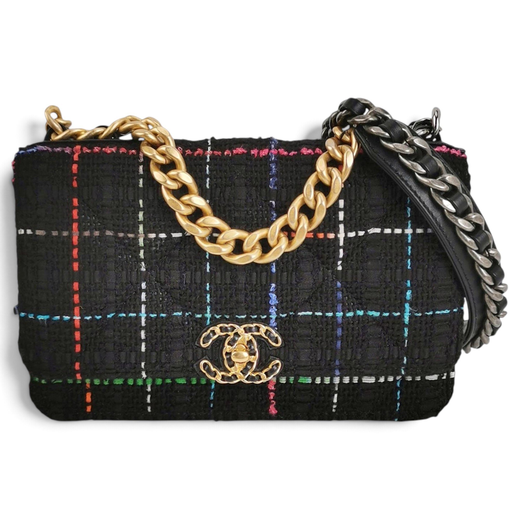 Wallet On Chain Chanel 19 cloth handbag