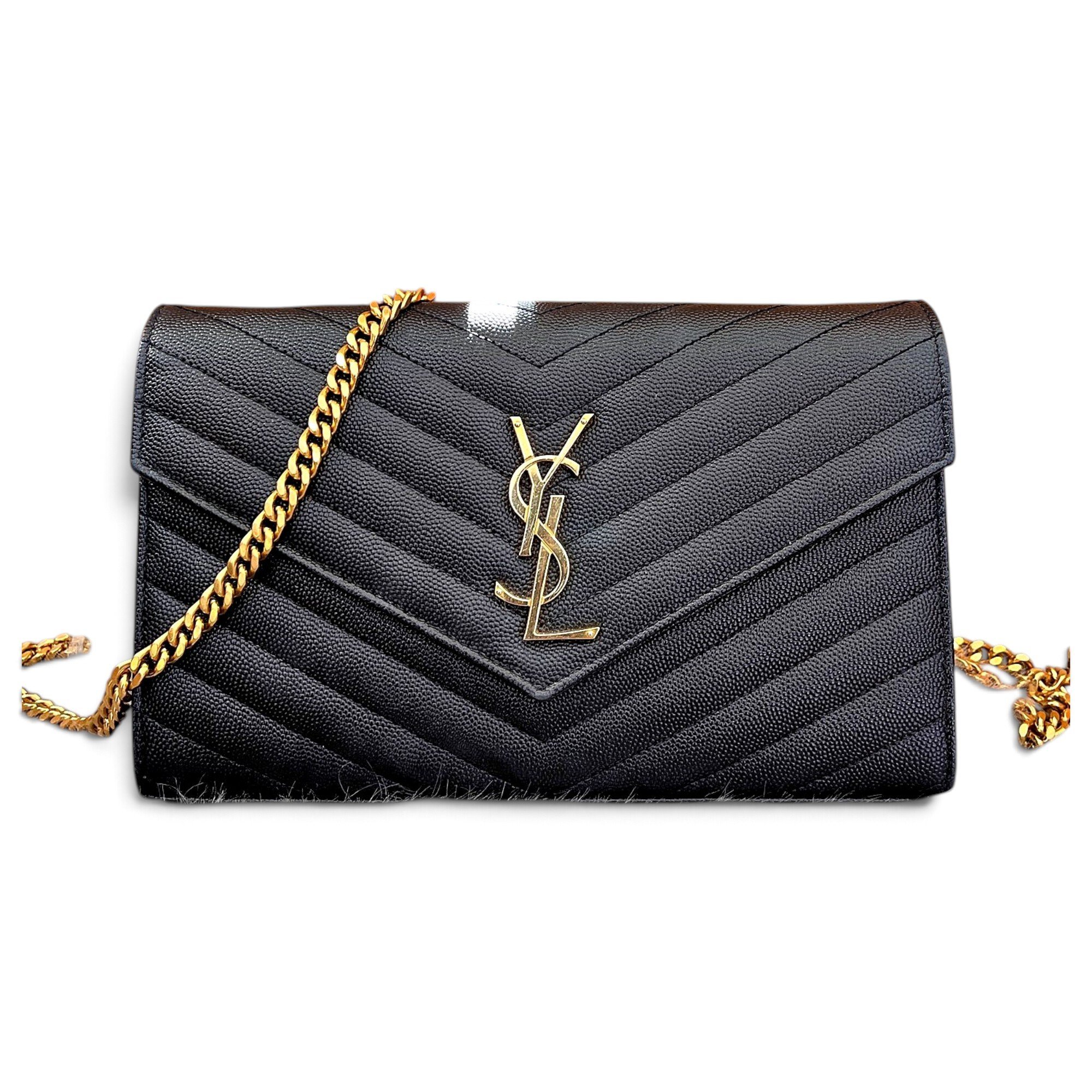 Portefeuille enveloppe leather handbag