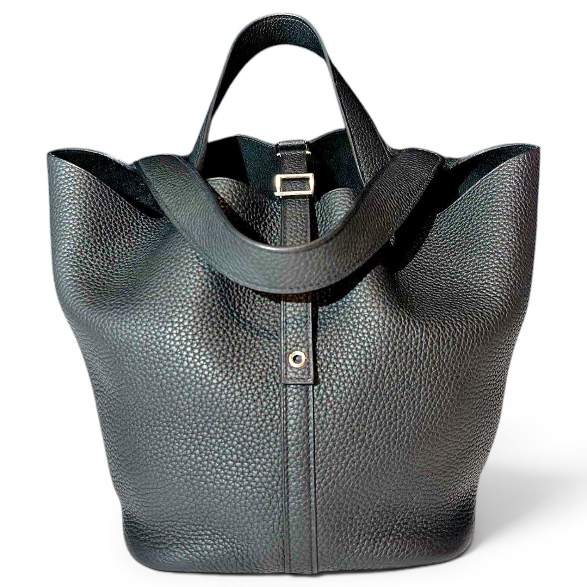 Picotin leather handbag