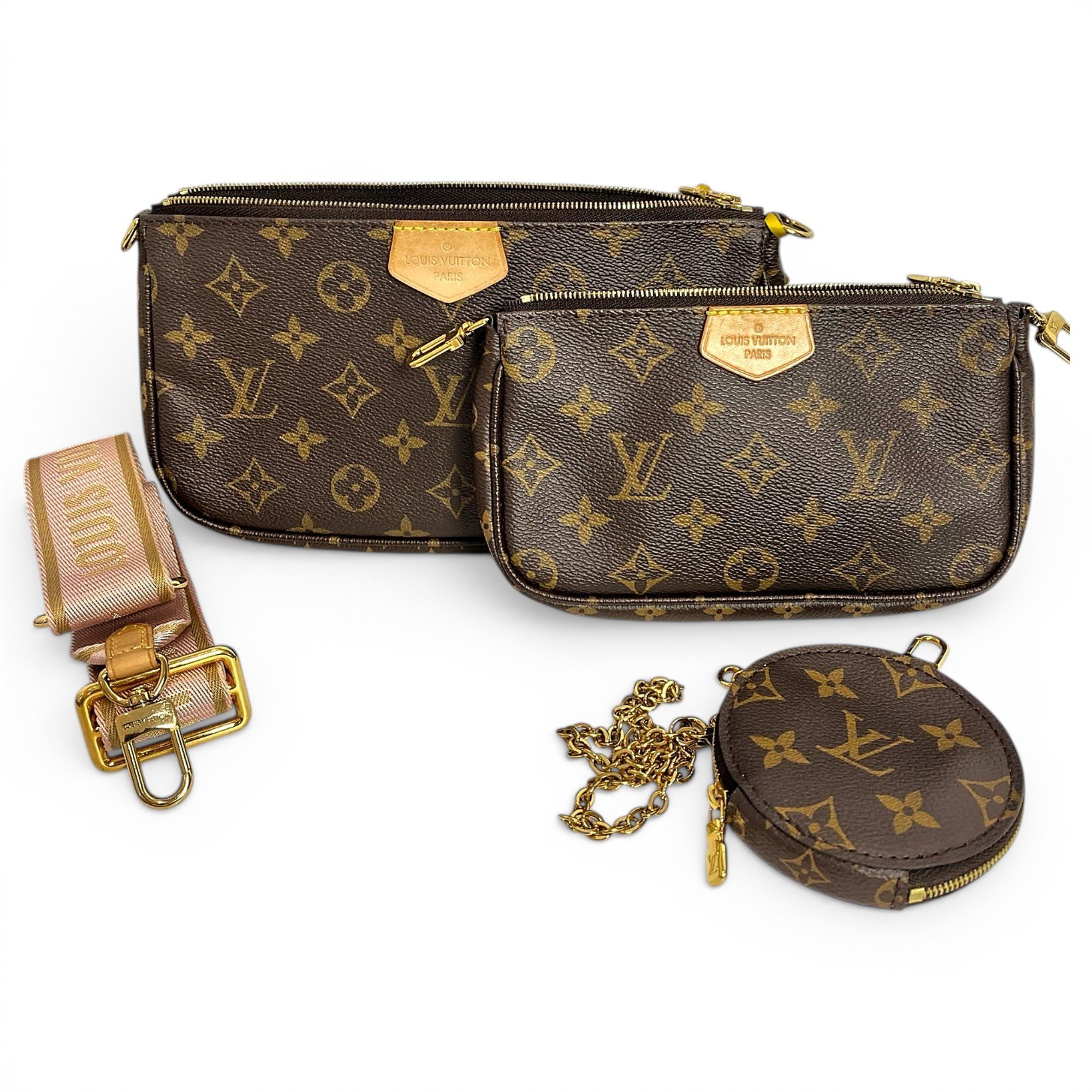Multi Pochette Accessoires leather handbag
